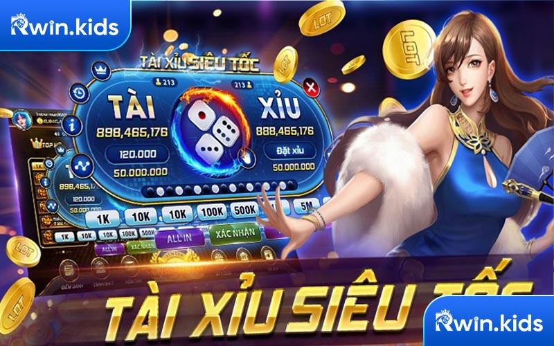 Tài xỉu siêu tốc tại nhà cái RWIN
